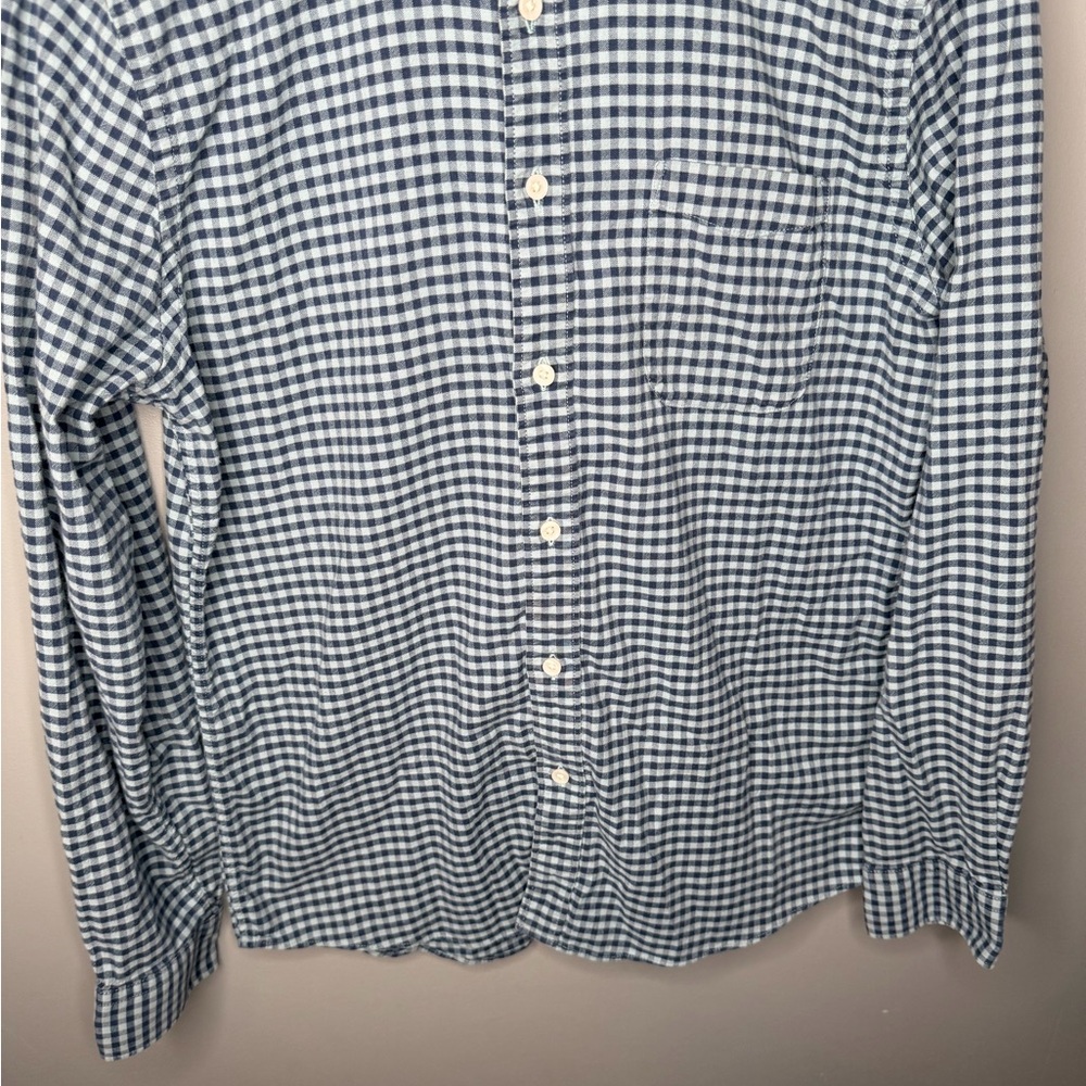 Faherty Movement Gingham Button Down Shirt - Blue - image 5